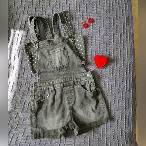 RSQ Overall Shorts Sz XSP